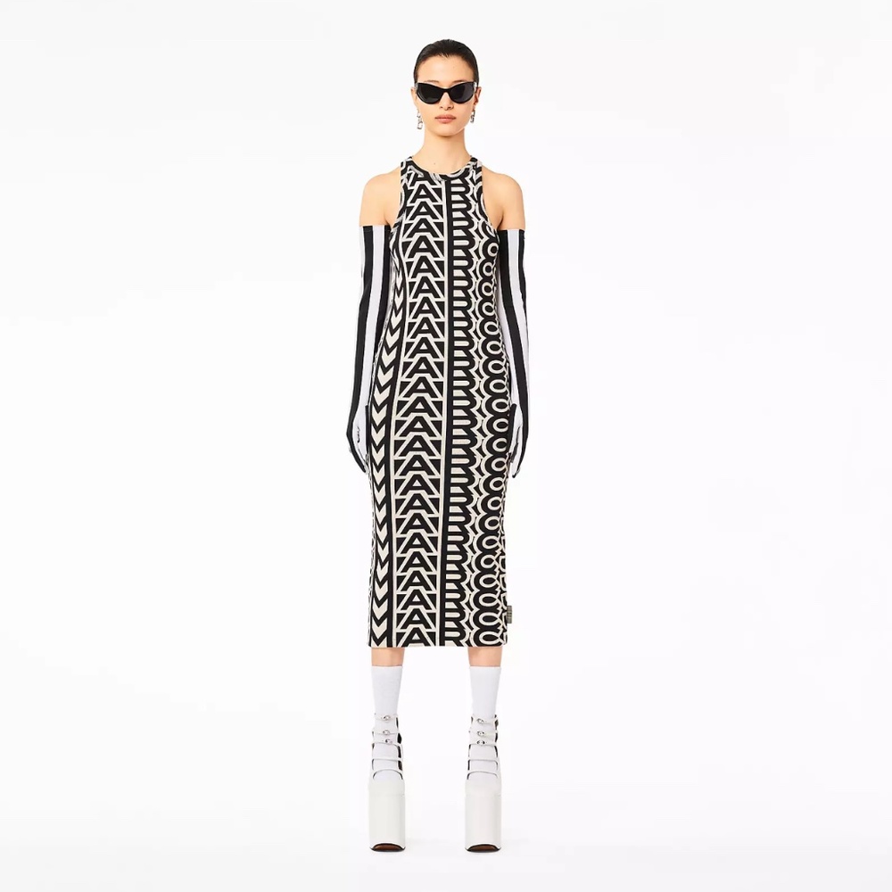 The Monogram Racer Rib Dress - Picture 5 of 5